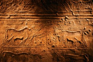 Relief from tomb of Meryre (Merera), High Priest of the Aten at Akhetaten by Kenneth Garrett