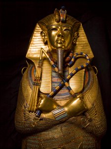 Sarcophagus of King Tut, King Tutankhamun, Egypt, Egyptian Museum, Gold by Kenneth Garrett
