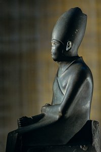 Statue of Khasekhem, Hierakonpolis, 2nd Dynasty Pharaoh, Egypt by Kenneth Garrett