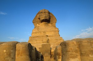 The Sphinx; Dream Stele, Giza, Egypt