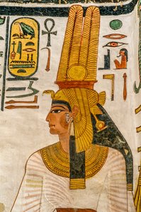 Tomb of Queen Nefertari, Egypt, Valley of the Queens, New Kingdom, wife of Ramesses II