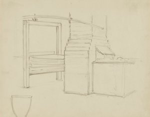Iowa State Capitol Rotunda (Manufactures, study for panel) by Kenyon Cox