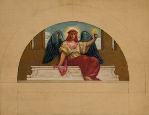Sketch for the Mural at Oberlin College, "The Spirit of Self-Sacrificing Love"