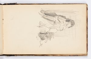 Sketchbook Page by Kenyon Cox