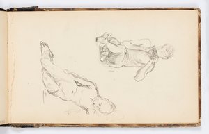 Sketchbook Page by Kenyon Cox
