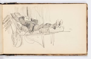 Sketchbook Page by Kenyon Cox