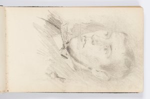 Sketchbook Page: Portrait of Young Man