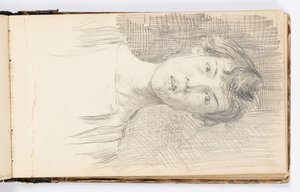 Sketchbook Page: Self-Portrait