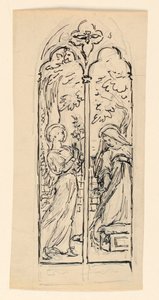 Study for "The Annunciation" by Kenyon Cox