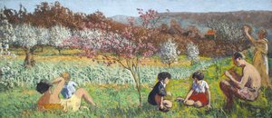 In the Orchard of Étang-la-Ville by Ker Xavier Roussel