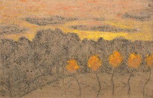 Landscape with Yellow Trees