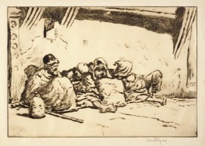 Beggars by the Wall by Kerr Eby