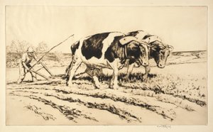 Spring Plowing by Kerr Eby