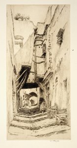 Steps and Doorways, Algiers by Kerr Eby