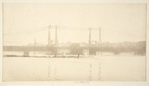 The Railroad Bridge by Kerr Eby