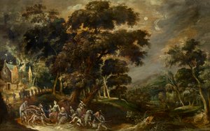 Landscape with the Temptation of St. Anthony the Great of Egypt
