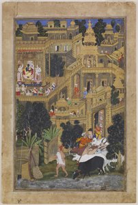 The Lord Krishna in the Golden City by Kesav Kalan