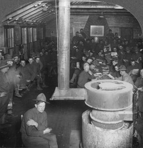 Social Room of a YMCA Army Camp Hut