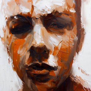 Warm Abstract Portrait by Kiarra B