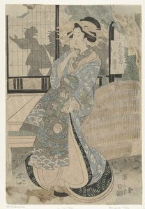 Courtesan Oi from the Ebiya House Beauties from the Pleasure Houses (series title)