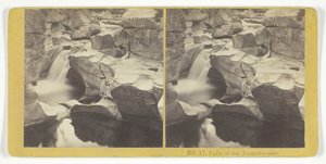 Falls of the Ammonoosuc, 1855-75 by Kilburn Brothers, BW Kilburn