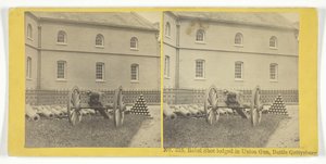 Rebel Shot Lodged in Union Gun, Battle of Gettysburg, 1855-75