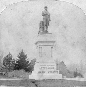Statue of Daniel Webster, Central Park, New York, USA, late 19th or early 20th century
