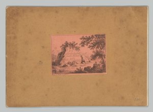 Cover with Title Print with Hill Landscape by Kilian Ponheimer (I)