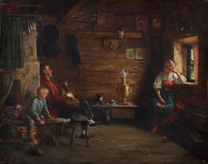 Family Idyll by Kirill Vikentievich Lemoch