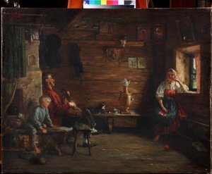 Family Idyll by Kirill Vikentievich Lemoch