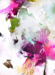 Vibrant Abstract Floral by Kirsten Handelmann