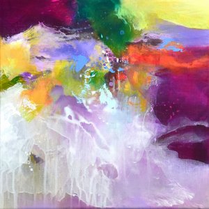 Vibrant Abstract Flow by Kirsten Handelmann