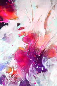 Vibrant Abstract Fusion by Kirsten Handelmann
