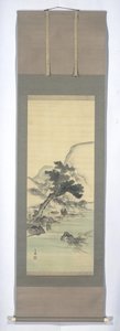 Literati in a Landscape by Kishi Ganku