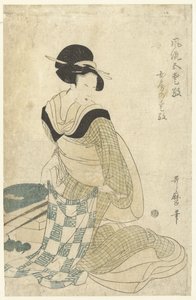 Household Charm (series title: Five Elegant Charms) by Kitagawa Utamaro (attributed to)