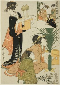 Act IV, from Treasury of the Loyal Retainers by Kitagawa Utamaro
