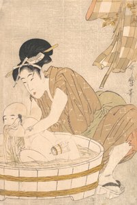 Bathtime Gyozui, ca. 1801