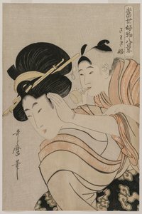 Fond of Noise (from the series Eight Views of Favorite Things of Today’s World) by Kitagawa Utamaro