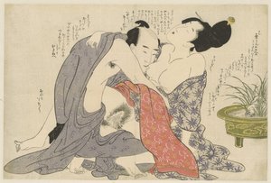 Secret Affair of a Married Man and a Married Woman by Kitagawa Utamaro