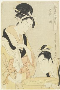 Hour of Snake, Kept Woman by Kitagawa Utamaro