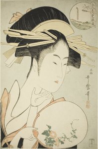 Kisegawa of the Matsubaya, c.1795-96 by Kitagawa Utamaro