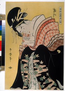 Beauty Takigawa from the Tea House Ogi by Kitagawa Utamaro