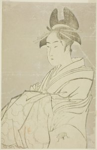 Miyahito of the Ogiya, Whose Assistants Are Tsubaki and Shirabe