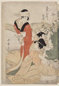 Musashi Province from the series Fashionable Six Jewel Rivers