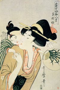 T H Riches. A Lover of Children by Kitagawa Utamaro