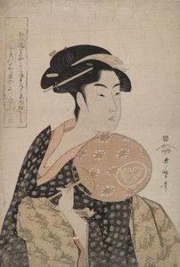 The Beauty Ohisa by Kitagawa Utamaro