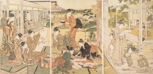 The Four Accomplishments Kinkishoga by Kitagawa Utamaro