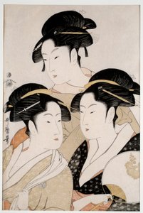 Three Beauties of Our Time by Kitagawa Utamaro