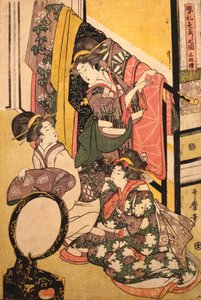 Three Girls in a Clothes Shop