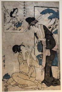 Two Women in Act V, from the series Chūshingura by Kitagawa Utamaro